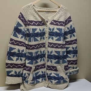 100% wool cardigan